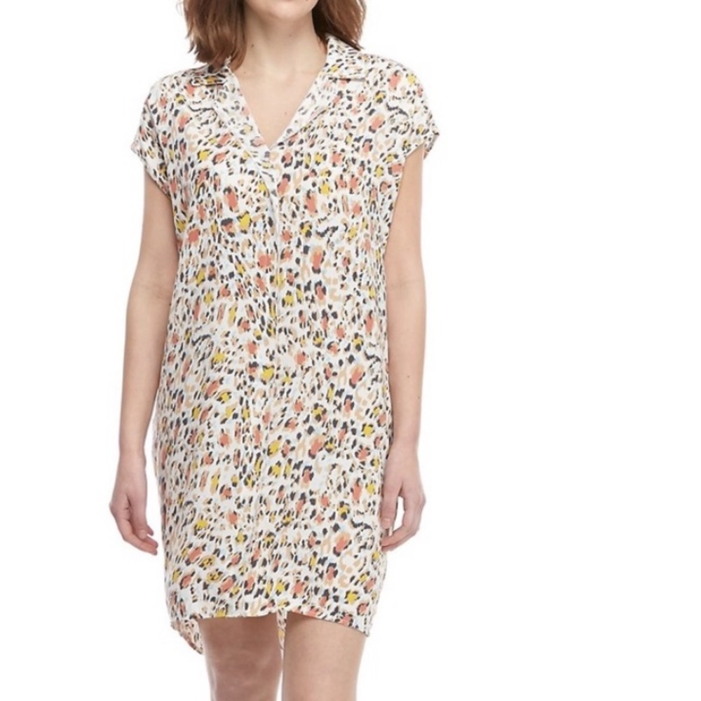 NWT Animal Print Shirt Dress